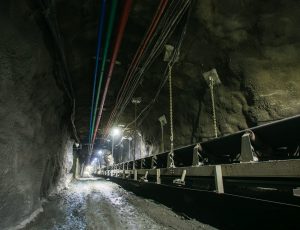 Underground,Mine,Conveyor